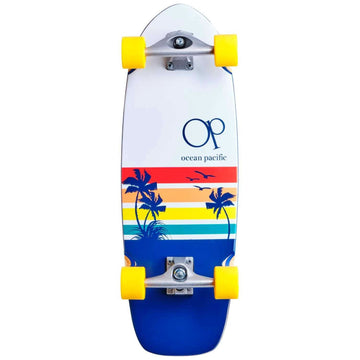 Se Ocean Pacific Surfskate Skateboard Sunset Hvid/Navy 9.75" ✔ Kæmpe udvalg i Ocean Pacific ✔ Hurtig levering: 1 - 2 Hverdage samt billig fragt - Varenummer: JUCO-OP080401700E9750 og barcode / Ean: &